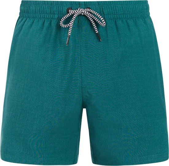 Protest Davey Zwemshort Heren Dark Teal Effen Regular Fit Polyester XXL