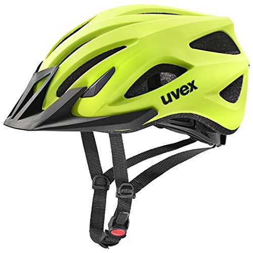 UVEX viva 3 - Fietshelm - Unisex - Volwassene - neon yellow mat - 52-57 cm