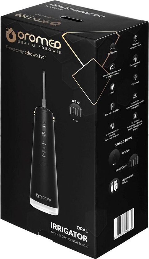 Oral Irrigator Oromed ORO-DENTAL BLACK | 5904305746869