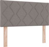 vidaXL Hoofdbord Taupe Stof
