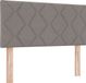 vidaXL Hoofdbord Taupe Stof