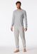 Schiesser Pyjama Long grey melange 181172 48/S