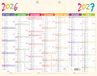 Exacompta - Pep's kalender - 43 x 33,5 cm - september 2025 tot september 2026 - meerkleurig