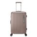 Decent PARADISO Middenmaat koffer 66x40x25 - Middelmaat trolley - Lichtgewicht koffer - Reiskoffer - Veilig TSA Cijferslot – Champagne
