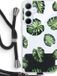 Case Company® - Samsung Galaxy A35 Case with Cord - Tropical Leaves - Black Cord - Back Cover