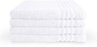 Byrklund Badhanddoek - Set van 6 - Hotelkwaliteit - 100% katoen (BCI) - 500 g/m² - 70x140 cm - Wit
