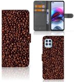 B2Ctelecom Motorola Moto G100 Book Cover Koffiebonen