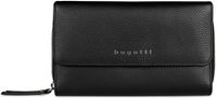 Bugatti Emilia Ladies Long Wallet With Flap Black
