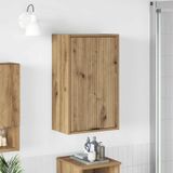 Maison Exclusive - Armoire de salle de bain en chêne massif, fabriquée artisanalement, dimensions 39 x 23,5 x 65 cm
