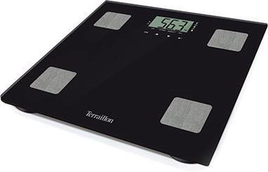 Terraillon BEG58319BK Rechthoek Zwart