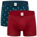 A-dam 2-Pack Red Sunnies Boxershorts Heren Biologisch Katoen Meerkleurig XL
