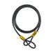 ABUS Cobra 10 Staalkabel met kunststof ommanteld voor fiets- en motoraccessoires, 2 meter lang, 10 mm dik