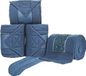 HKM Polarfleece bandages rookblauw 300 cm
