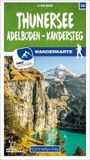 Thunersee Hallwag Kümmerly+Frey Thunersee / Adelboden - Kandersteg 30 Wanderkarte 1:40 000