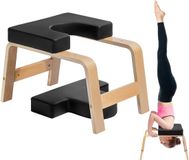 VEVOR Yoga Hoofdstandbank Inversiestoel Oefening Training Fitnesstraining 136 kg Berkenhout