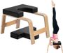 VEVOR Yoga Hoofdstandbank Inversiestoel Oefening Training Fitnesstraining 136 kg Berkenhout
