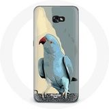 Maniacase Etui voor Samsung Galaxy A8 2016 parkieten blauw