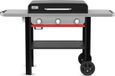 Weber Plancha - 71 cm Bakplaat - Barbecue à gaz - 3 Brûleurs - Noir