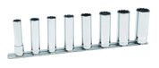 Bahco 3/8" dopsleutelset op rail