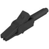 SKS Hirschmann Black 973889100 MA 260 SH veiligheids-afgrijpklem steekaansluiting 4 mm CAT II 300V zwart, 5 stuks