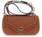 GUESS Dea Crossbody Flap Bag Cognac bruine