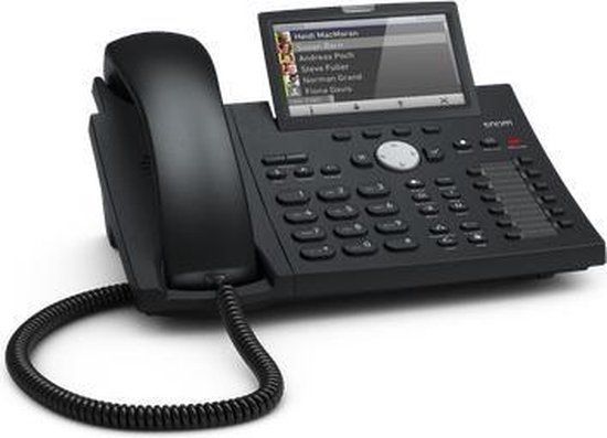 Snom D375 IP Phone - Black - 12 Lines - TFT Display