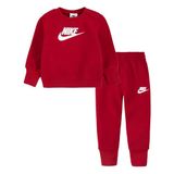 Nike Sustainable Crew Set voor baby's Gym Red 18 maanden