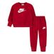 Nike Sustainable Crew Set voor baby's Gym Red 18 maanden