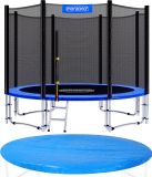 Monzana Trampoline - 366cm Incl Veiligheidsnet Rand Ladder – Blauw