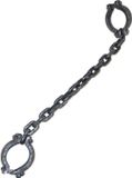 Non-branded Horror Halloween decoration chain with handcuffs