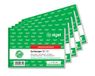 Sigel SD121 Kwitantieblok, A6 Dwars, 5 Stuks, Zelfschrijvend, Doorlopend Gecijferd