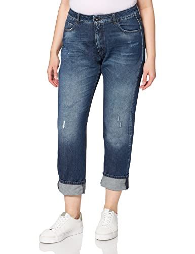 Sisley Women's Trousers, Dark Blue 910, 33W