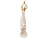 ATMOSPHERA CREATEUR D'INTERIEUR Femme dansante, décoratif, Casey, 35 cm, blanc