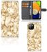 B2Ctelecom Bookcase Marble Gold Samsung Galaxy A03