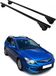 Omtec Hyundai Dakdragers, dwarsbalken voor Hyundai i30 Break, modeljaren 2008-2012, zwart staal