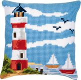 Vervaco Kruissteekkussen kit Vuurtoren PN-0008601