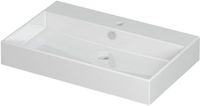 Wastafel INK Unlimited Wastafel Porselein met 1 Kraangat - 700x450x110 mm - Glans Wit