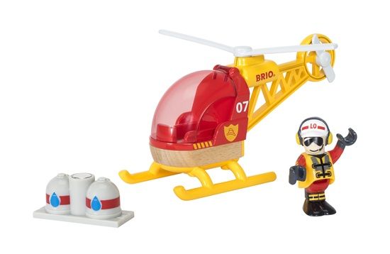 Brio 33797 Houten Speelgoed Treinwagon Geel/Rood