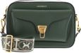 Coccinelle Leren schoudertas Beat Soft Ribb Crossbody Bag Grained Leather Garden Green