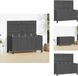 vidaXL Tuinbox - 121x55x64 cm - Massief Grenenhout - Grijs