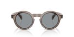 Moncler Me6012 Lunettes de soleil unisexe rondes gris 47mm