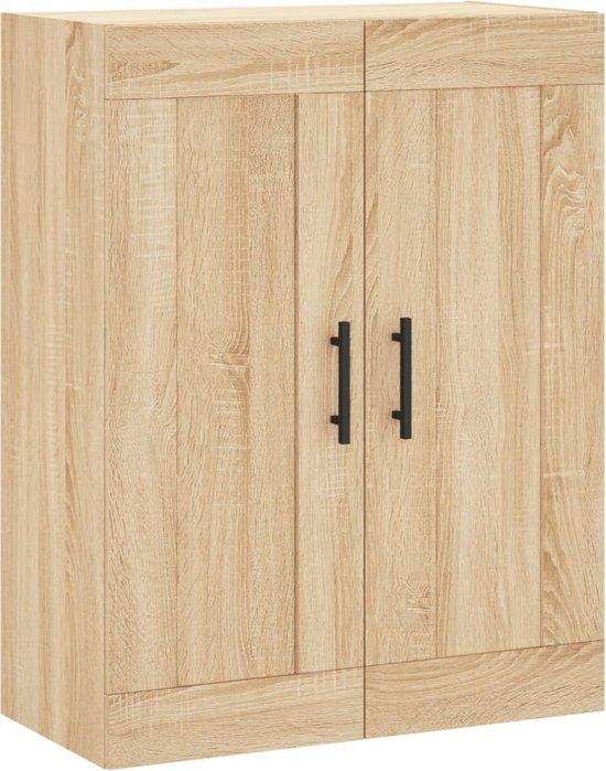 vidaXL Wandkast Sonoma Eikenhout 69,5x34x90 cm
