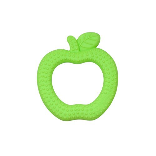 green sprouts - siliconen bijtring - groen appel
