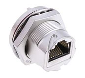 RS PRO RJ45-connector, 1-poort afgeschermd, tafelmontage