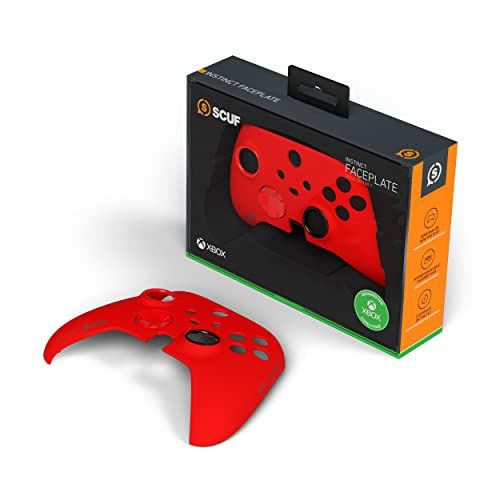 Scuf Instinct verwisselbare frontplaat, controller kleurontwerpen voor Xbox Series X|S en Xbox One - rood