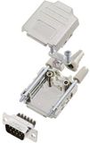 Amphenol L17DPPK09-M+L717DE09PST D-sub male connectorset 180 ° Aantal polen: 9 Schroeven 1 stuk(s)
