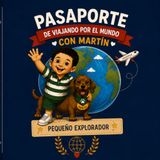 Pasaporte Martín Pasaporte de viajando por el mundo con Martín: Aprende y colecciona tus sellos de explorador