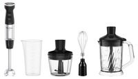 Merkloos Staafmixer - Tweede zoeknaam: Blender - 1000 W - 20 snelheden - Met hakmolen en garde - Voor smoothies en soep