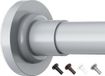 Wan GmbH Telescoop gordijnroede sans perçage - tringle de rideau de douche - 53-226 cm - gris