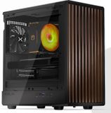 VIST Wood Gaming PC Ryzen 7 5700X RX 9060 XT 32GB 2TB SSD Wi-Fi 6 Bluetooth 5.3 Windows 11 Pro